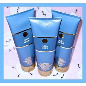 Bath & Body Works Aqua Hour 8 oz Ultimate Hydration Body Cream x3